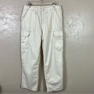NWT $139 TRUE RELIGION Winter WHITE‎ Stitch MILITARY CARGO Flap POCKET Sz 31